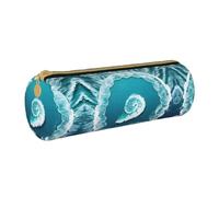 WXZYFP Sea of Love Trousse à crayons en cuir croisée respectueuse de l'environnement, légère et portable, adaptée pour un usage quotidien.