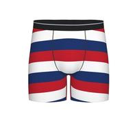WXZYFP Slip confortable stretch imprimé drapeau des Pays-Bas pour homme, respirant et léger, fabriqué à partir de tissu extensible doux., noir, Medium