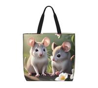 WXZYFP Souris amoureuse. C'est un sac pratique à une épaule, adapté pour le shopping, les voyages et les besoins de la vie quotidienne.