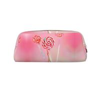 WXZYFP Sucette colorée : la trousse est fabriquée en cuir croisé (PVC), doublure 100 % polyester et impression plein écran