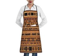 WXZYFP Tablier de cuisine imprimé fresques égyptiennes, imperméable et résistant à l'huile, peinture de barbecue de chef