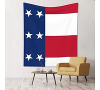WXZYFP Tapisserie murale drapeau du Texas 152,4 x 129,5 cm (vertical), adaptée pour suspension murale, pique-nique, texture douce, facile à organiser