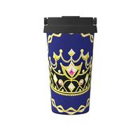 WXZYFP Tiare fantaisie portable en acier inoxydable 304, facile à transporter, ouverture en une seule touche du couvercle de la tasse, pratique pour boire