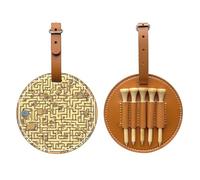 WXZYFP Treasure Maze Sac de rangement en cuir synthétique imprimé sur un seul côté pour tee de golf, design à 5 points avec clip ceinture de 20 cm.
