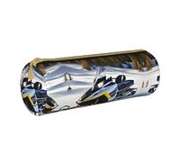 WXZYFP Trousse à crayons avancée en cuir croisée respectueux de l'environnement, légère et portable, adaptée pour un usage quotidien.