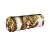 WXZYFP Trousse à crayons en cuir croisé respectueux de l'environnement, légère et portable, adaptée pour un usage quotidien.