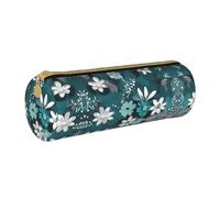 WXZYFP Trousse à crayons en cuir croisé respectueux de l'environnement, légère et portable, adaptée pour un usage quotidien.