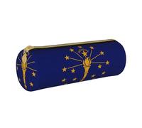 WXZYFP Trousse à crayons en cuir croisé respectueux de l'environnement, légère et portable, adaptée pour un usage quotidien.