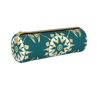 WXZYFP Trousse à crayons en cuir croisée de style exotique respectueux de l'environnement, légère et portable, adaptée pour un usage quotidien.