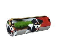 WXZYFP Trousse à crayons en cuir croisée respectueuse de l'environnement, légère et portable, adaptée pour un usage quotidien.