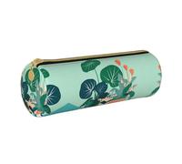 WXZYFP Trousse à crayons en cuir croisée respectueuse de l'environnement, légère et portable, adaptée pour un usage quotidien.