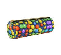 WXZYFP Trousse à crayons en cuir croisée respectueuse de l'environnement, légère et portable, adaptée pour un usage quotidien.