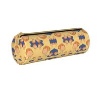 WXZYFP Trousse à crayons en cuir croisée respectueuse de l'environnement, légère et portable, adaptée pour un usage quotidien.