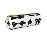 WXZYFP Trousse à crayons en cuir croisée respectueuse de l'environnement, légère et portable, adaptée pour un usage quotidien.