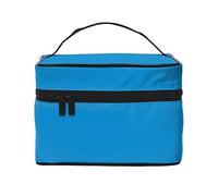 WXZYFP Trousse de maquillage de voyage de couleur unie, essentielle pour les amateurs de voyage en plein air, a une structure interne simple.