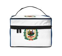 WXZYFP Trousse de maquillage de voyage drapeau de Virginie-Occidentale, indispensable pour les amateurs de voyage en plein air, a une structure interne simple.