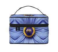 WXZYFP Trousse de maquillage de voyage en forme de cœur et d'abeille, indispensable pour les amateurs de voyage en plein air, a une structure interne simple, noir, taille unique