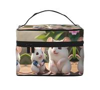 WXZYFP Trousse de maquillage de voyage pour mère et enfant, indispensable pour les amateurs de voyage en plein air, a une structure interne simple.