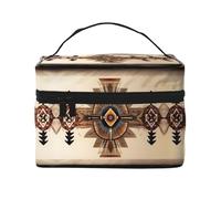 WXZYFP Trousse de maquillage de voyage pour peinture amérindienne, essentielle pour les amateurs de voyage en plein air, a une structure interne simple, noir, taille unique