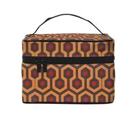 WXZYFP Trousse de maquillage de voyage Shining Overlook, indispensable pour les amateurs de voyage en plein air, a une structure interne simple.
