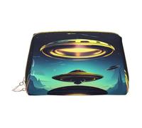 WXZYFP Trousse de maquillage portable en cuir, fermeture éclair pour emporter des articles, adaptée pour le rangement à la maison et en voyage