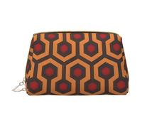 WXZYFP Trousse de maquillage portable en cuir, fermeture éclair pour emporter des articles, adaptée pour le rangement à la maison et en voyage. Aspect brillant, blanc, taille unique