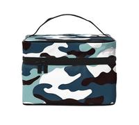 WXZYFP Trousse de maquillage portable multifonction avec design interne et externe, facile à organiser diverses fournitures.