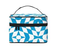 WXZYFP Trousse de maquillage portable multifonction avec motif à couches internes et externes, facile à organiser diverses fournitures.