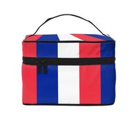 WXZYFP Trousse de maquillage portable multifonctionnelle avec design interne et externe, facile à organiser diverses fournitures.