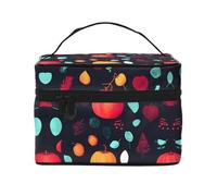 WXZYFP Trousse de maquillage portable multifonctionnelle avec design interne et externe, facile à organiser diverses fournitures.