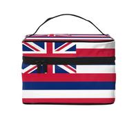 WXZYFP Trousse de maquillage portable multifonctionnelle avec motif à couches internes et externes, facile à organiser diverses fournitures.