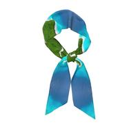 WXZYFP Une île dans l'océan longue écharpe en soie, le matériau est doux, soyeux et brillant, peut être utilisé comme foulard, écharpe, accessoires de vêtements