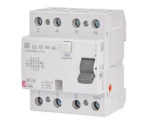 Wyłącznik różnicowoprądowy 4P 25A 0,03A typ AC EFI6-P4 AC 25/0.03 002061651