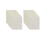 WYAN 1680 Pcs Petites étiquettes autocollantes et étiquettes autocollantes blanches amovibles pour bouteille, classeur, boîte à pot, école, bureau, cuisine (13 * 38mm)