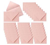WYAN 30 Pièces Petite Enveloppes, Rose Pâle Enveloppe Cadeau, Enveloppe Mariage, pour les cadeaux, cartes de vœux, cartes d'invitation, cartes postales(Carte en papier et colle non incluses)