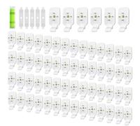 WYAN 50 Cadre Photo Crochet Photo Mur,Accroche Murale,Crochets pour Tableaux,pour Les Murs Durs,La Fixation Des Photos De Mariage,Des Photos(5 Supports De Suspension et 1 Dispositif De Nivellement)