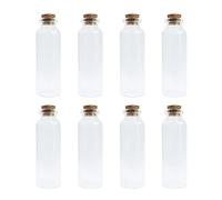 WYAN 8pcs 30ml Fiole En Verre, Petite Bouteille En Verre pour Les Mariages, Bocaux En Verre, pour La Décoration Artisanale DIY