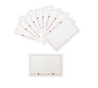 WYAN Carte Anniversaire Recto-Verso Inscriptibles, 80 “Best Wishes” Carte Mariage, 5,9 X 3,9 Pouces Carte Cadeau, pour La Fête Des Enseignants, La Fête Des Mères, Un Anniversaire, Graffitis DIY
