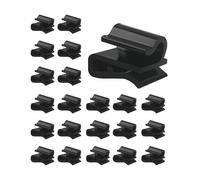 WYAN Clips Cable 55 Pièces, Attache Cable, Accroche Guirlande, pour le Cable Management, Décorations Suspendues de Noël, Lumière Féerique, Fixation Guirlande Exterieur