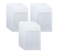 WYAN Lot de 15 A5 Blanc Enveloppes avec fenêtre,Enveloppes commerciales,Enveloppe vintage,avec fenêtre transparente,Pour les dossiers, les documents(16.5*21.5 cm,Carte en papier et colle non incluses)