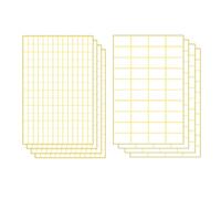 WYAN Lot de 3540 Etiquette Autocollante, étiquettes blanches blanches mattes, étiquettes rectangulaires pour bocaux, boîtes, dossiers, enveloppes, école, bureau, cuisine