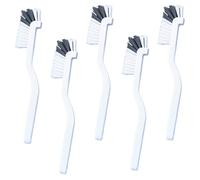 WYAN Lot de 5 Brosses à Vaisselle, Spazzola Con manico Lungo, Brosses de Coin de Nettoyage, Spazzola pour Cuisine, Salle de Bain, lavabo, Bouteille - Blanc