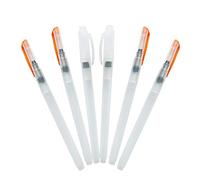WYAN Lot de 6 Pinceau Aquarelle,Stylo Pinceau a Reservoir,l'eau Stylos Rechargeables,pour Aquarelles, Aquarelle,Calligraphie, écriture à la Main
