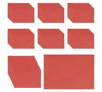 WYAN Mini Enveloppes - Lot de 50 pcs 15.5 x 10.5 cm Rouge vif Enveloppe Flip classique, Enveloppes Adhésives, Enveloppe Carrées Kraft, pour Mariage de Cartes (Carte non incluse)