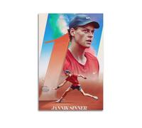WYATAO Jannik Sinner Sports Star Poster Impression sur toile Décoration d'intérieur Décoration moderne 20 x 30 cm