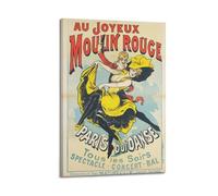 WYATAO Poster décoratif Henri de Toulouse-Lautrec (Moulin Rouge le Ball, 1890) - Impression sur toile - Décoration murale moderne pour chambre à coucher - 30 x 45 cm