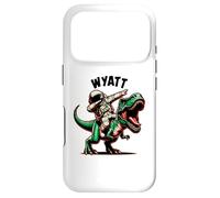 Wyatt Dabbing Astronaute sur Un Dessin animé Dinosaure Coque pour iPhone 17 Pro