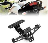 WYBFC Moto Support de Plaque d'Immatriculation pour Honda Hornet 900 600 CB600F CB 600F 1998-2014, Support de Plaque Réglable Accessoires pour Motos