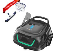 WYBOT A1 Robot de piscine sans fil,double filtre, aspirateur robot,autonomie 120min,charge rapide 2,5h,pour piscines hors sol à fond plat,avec tête de brosse et écumoire