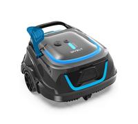 WYBOT A1 Robotic Pool Cleaner - Dual-Layer Filtration, Strong Suction, 130-Min Runtime, Cordless Pool Vacuum for Above-Ground & Flat Pools up to 1,100 Sq. Ft., 4 Cleaning Modes (Darkgrey)